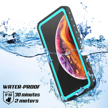 Charger l&#39;image dans la galerie, iPhone XR Waterproof IP68 Case, Punkcase [Teal] [StudStar Series] [Slim Fit] (Color in image: red)
