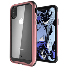 Charger l&#39;image dans la galerie, iPhone Xs Case, Ghostek Atomic Slim 2 Series  for iPhone Xs Rugged Heavy Duty Case|PINK (Color in image: Pink)
