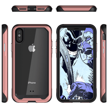 Charger l&#39;image dans la galerie, iPhone Xs Case, Ghostek Atomic Slim 2 Series  for iPhone Xs Rugged Heavy Duty Case|PINK (Color in image: Black)
