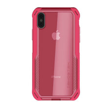 Load image into Gallery viewer, iPhone Xs Max Case, Ghostek Cloak 4 Series  for iPhone Xs Max / iPhone Pro Case | PINK (Color in image: Red-Clear)
