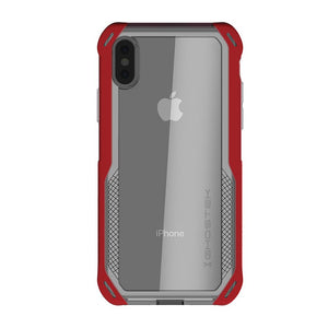 iPhone Xs Case, Ghostek Cloak 4 Series  for iPhone Xs / iPhone Pro Case | RED-CLEAR (Color in image: Pink)