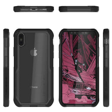 Charger l&#39;image dans la galerie, iPhone Xs Case, Ghostek Cloak 4 Series for iPhone Xs / iPhone Pro Case | BLACK (Color in image: Blue-Gold)
