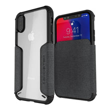 Charger l&#39;image dans la galerie, iPhone Xs Max Case, Ghostek Exec 3 Series for iPhone Xs Max / iPhone Pro Protective Wallet Case [Gray] (Color in image: Gray)
