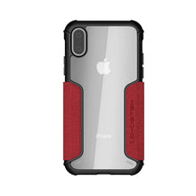 Charger l&#39;image dans la galerie, iPhone Xs Max Case, Ghostek Exec 3 Series for iPhone Xs Max / iPhone Pro Protective Wallet Case [RED] (Color in image: Gray)
