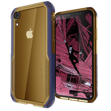 Load image into Gallery viewer, iPhone Xr Case, Ghostek Cloak 4 Series  for iPhone Xr / iPhone Pro Case | BLUE-GOLD (Color in image: Blue-Gold)
