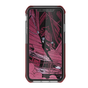 iPhone Xr Case, Ghostek Cloak 4 Series  for iPhone Xr / iPhone Pro Case | RED-CLEAR 