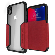 Charger l&#39;image dans la galerie, iPhone Xr Case, Ghostek Exec 3 Series for iPhone Xr / iPhone Pro Protective Wallet Case [RED] (Color in image: Red)
