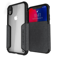 Load image into Gallery viewer, iPhone Xr Case, Ghostek Exec 3 Series for iPhone Xr / iPhone Pro Protective Wallet Case [GRAY] (Color in image: Gray)
