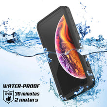 Charger l&#39;image dans la galerie, iPhone XS Max Waterproof IP68 Case, Punkcase [Clear] [StudStar Series] [Slim Fit] [Dirtproof] (Color in image: white)
