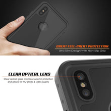 Charger l&#39;image dans la galerie, iPhone XS Max Waterproof IP68 Case, Punkcase [Black] [StudStar Series] [Slim Fit] [Dirtproof] (Color in image: teal)
