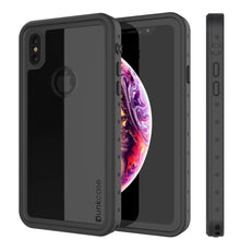 Charger l&#39;image dans la galerie, iPhone XS Max Waterproof IP68 Case, Punkcase [Clear] [StudStar Series] [Slim Fit] [Dirtproof] (Color in image: Clear.)
