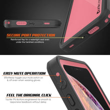 Charger l&#39;image dans la galerie, iPhone XS Max Waterproof IP68 Case, Punkcase [Pink] [StudStar Series] [Slim Fit] [Dirtproof] (Color in image: white)
