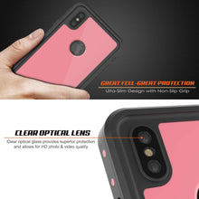 Charger l&#39;image dans la galerie, iPhone XS Max Waterproof IP68 Case, Punkcase [Pink] [StudStar Series] [Slim Fit] [Dirtproof] (Color in image: red)
