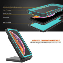 Charger l&#39;image dans la galerie, iPhone XS Max Waterproof IP68 Case, Punkcase [Teal] [StudStar Series] [Slim Fit] [Dirtproof] (Color in image: pink)
