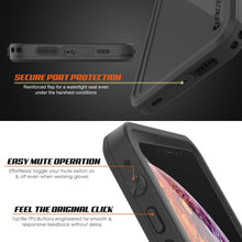 Charger l&#39;image dans la galerie, iPhone XS Max Waterproof IP68 Case, Punkcase [Black] [StudStar Series] [Slim Fit] [Dirtproof] (Color in image: pink)
