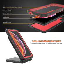 Charger l&#39;image dans la galerie, iPhone XS Max Waterproof IP68 Case, Punkcase [Red] [StudStar Series] [Slim Fit] [Dirtproof] (Color in image: pink)
