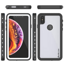 Charger l&#39;image dans la galerie, iPhone XS Max Waterproof IP68 Case, Punkcase [White] [StudStar Series] [Slim Fit] [Dirtproof] (Color in image: purple)
