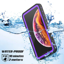 Charger l&#39;image dans la galerie, iPhone XS Max Waterproof IP68 Case, Punkcase [Purple] [StudStar Series] [Slim Fit] [Dirtproof] (Color in image: Clear.)
