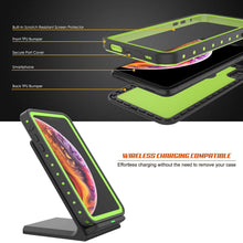 Charger l&#39;image dans la galerie, iPhone XS Max Waterproof IP68 Case, Punkcase [Light green] [StudStar Series] [Slim Fit] [Dirtproof] (Color in image: pink)
