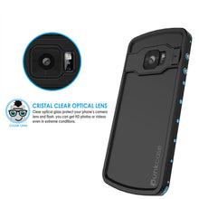 Load image into Gallery viewer, Galaxy s6 EDGE Plus Waterproof Case, Punkcase StudStar Light Blue Series | Lifetime Warranty (Color in image: black)
