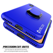 Load image into Gallery viewer, iPhone X Case, Punkcase Magnetix Protective TPU Cover W/ Kickstand, Tempered Glass Screen Protector [Blue] 
