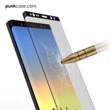 Load image into Gallery viewer, Galaxy Note 10 Black Punkcase Glass SHIELD Tempered Glass Screen Protector 0.33mm Thick 9H Glass 
