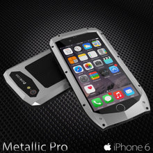 Charger l'image dans la galerie, iPhone 6s/6 Case, Punkcase Metallic PRO Silver Series Cover W/ Attached Screen Protector | Touch-ID (Color in image: Neon)
