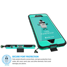 Load image into Gallery viewer, iPhone 6S+/6+ Plus Waterproof Case, PUNKcase StudStar Teal w/ Attached Screen Protector | Warranty (Color in image: white)
