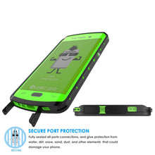 Load image into Gallery viewer, Galaxy s6 EDGE Plus Waterproof Case, Punkcase StudStar Light Green Series | Lifetime Warranty (Color in image: white)
