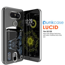 Load image into Gallery viewer, LG G5 Case, PUNKCASE® Silver LUCID  Series | Card Slot | PUNK SHIELD Screen Protector | Ultra Fit (Color in image: Balck)
