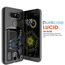 Load image into Gallery viewer, LG G5 Case, PUNKCASE® Black LUCID Series | Card Slot | PUNK SHIELD Screen Protector | Ultra Fit (Color in image: Silver)
