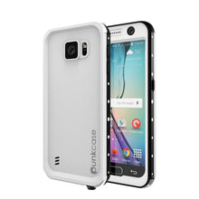 Load image into Gallery viewer, Galaxy S6 Waterproof Case, Punkcase StudStar White Thin 6.6ft Underwater IP68 Shock/Dirt/Snow Proof (Color in image: white)
