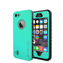 Load image into Gallery viewer, iPhone 5S/5 Waterproof Case, PunkCase StudStar Teal Case Water/Shock/Dirt Proof | Lifetime Warranty (Color in image: teal)
