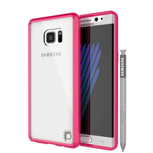 Load image into Gallery viewer, Note 7 Case Punkcase® LUCID 2.0 Pink Series w/ PUNK SHIELD Screen Protector | Ultra Fit (Color in image: pink)
