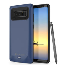 Load image into Gallery viewer, Galaxy Note 8 Battery Case, Punkcase 5000mAH Charger Case W/ Screen Protector | Integrated USB Port | IntelSwitch [Blue] (Color in image: Blue)
