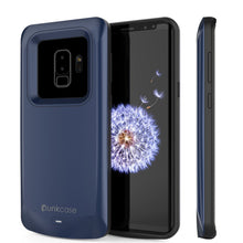 Charger l&#39;image dans la galerie, Galaxy S9 PLUS Battery Case, PunkJuice 5000mAH Fast Charging Power Bank W/ Screen Protector | Integrated USB Port | IntelSwitch | Slim, Secure and Reliable | Suitable for Samsung Galaxy S9+ [Navy] (Color in image: Navy)
