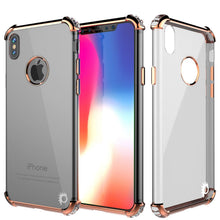 Charger l&#39;image dans la galerie, iPhone X Case, Punkcase [BLAZE SERIES] Protective Cover W/ PunkShield Screen Protector [Shockproof] [Slim Fit] for Apple iPhone 10 [Rosegold] (Color in image: Rosegold)
