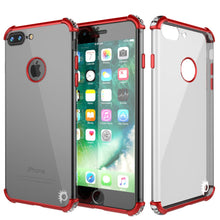 Charger l&#39;image dans la galerie, iPhone 8 PLUS Case, Punkcase [BLAZE SERIES] Protective Cover W/ PunkShield Screen Protector [Shockproof] [Slim Fit] for Apple iPhone 7/8/6/6s PLUS [Red] (Color in image: Red)
