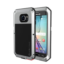 Charger l'image dans la galerie, Galaxy S6 EDGE+ Plus  Case, PUNKcase Metallic Silver Shockproof  Slim Metal Armor Case (Color in image: silver)
