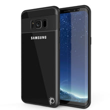 Load image into Gallery viewer, Galaxy S8 Plus Case, Punkcase [MASK Series] [BLACK] Full Body Hybrid Dual Layer TPU Cover W/ Protective PUNKSHIELD Screen Protector (Color in image: black)
