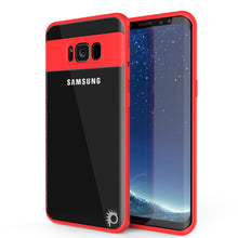 Load image into Gallery viewer, Galaxy S8 Plus Case, Punkcase [MASK Series] [RED] Full Body Hybrid Dual Layer TPU Cover W/ Protective PUNKSHIELD Screen Protector (Color in image: red)
