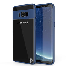 Load image into Gallery viewer, Galaxy S8 Case, Punkcase [MASK Series] [NAVY] Full Body Hybrid Dual Layer TPU Cover W/ Protective PUNKSHIELD Screen Protector (Color in image: navy)
