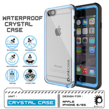 Charger l'image dans la galerie, iPhone 6/6S Waterproof Case, PUNKcase CRYSTAL Light Blue  W/ Attached Screen Protector  | Warranty (Color in image: white)
