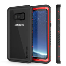 Load image into Gallery viewer, Galaxy S8 PLUS Waterproof Case, Punkcase [Extreme Series] [Slim Fit] [IP68 Certified] [Shockproof] [Snowproof] [Dirproof] Armor Cover W/ Built In Screen Protector for Samsung Galaxy S8+ [Red] (Color in image: Red)
