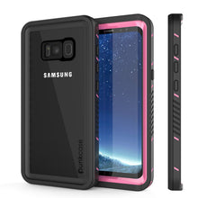 Load image into Gallery viewer, Galaxy S8 Waterproof Case, Punkcase [Extreme Series] [Slim Fit] [IP68 Certified] [Shockproof] [Snowproof] [Dirproof] Armor Cover W/ Built In Screen Protector for Samsung Galaxy S8 [Pink] (Color in image: Pink)

