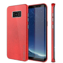 Load image into Gallery viewer, Galaxy S8 Case, Punkcase Galactic 2.0 Series Ultra Slim Protective Armor TPU Cover w/ PunkShield Screen Protector | Lifetime Exchange Warranty | Designed for Samsung Galaxy S8 [Red] (Color in image: red)
