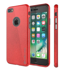 Charger l&#39;image dans la galerie, iPhone 8 Case, Punkcase Galactic 2.0 Series Ultra Slim Protective Armor TPU Cover [Red] (Color in image: red)
