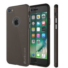 Charger l&#39;image dans la galerie, iPhone 8 Case, Punkcase Galactic 2.0 Series Ultra Slim Protective Armor TPU Cover [Black/Grey] (Color in image: black/grey)
