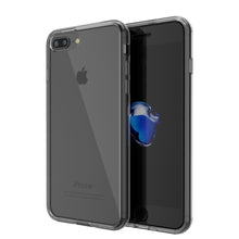 Load image into Gallery viewer, iPhone 7+ Plus Case PunkCase LUCID Clear Series for Apple iPhone 7+ Plus (Color in image: crystal black)
