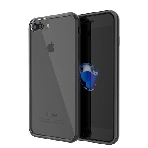 iPhone 7+ Plus Case PunkCase LUCID Black Series for Apple iPhone 7+ Plus (Color in image: black)